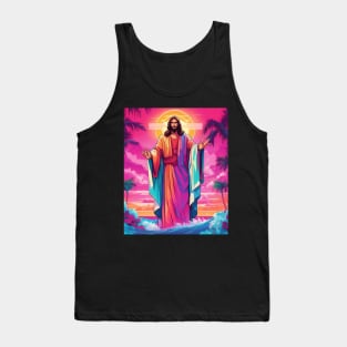 Jesus Christ Deliver Us From Evil Tank Top